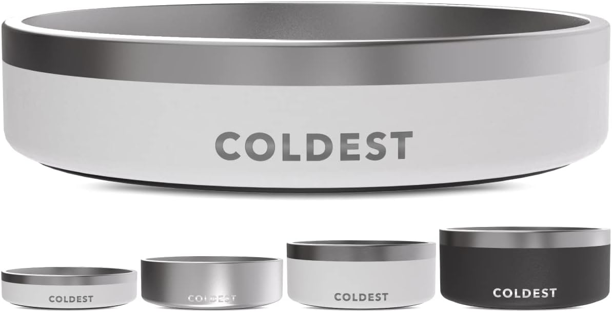 Stainless Steel Dog Bowl – Anti-Slip, Spill-Proof & Heavy Duty (21oz)