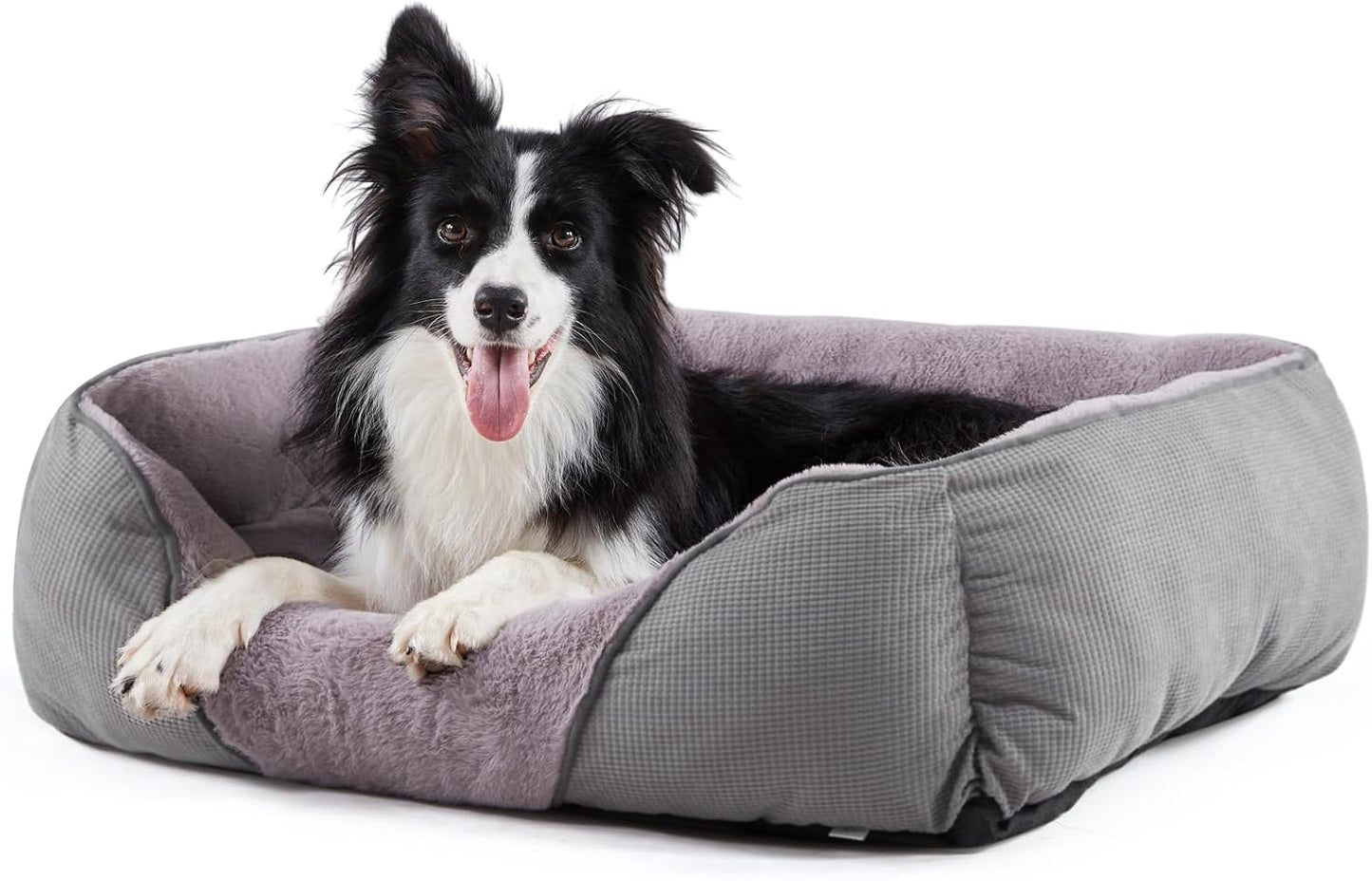 Dog Beds for Small Dogs, Cat Beds for Indoor Cats Washable, Calming Pet Small Size Dog, Soft Rectangle Pet Beds Sofa Cuddler, Orthopedic Cozy Puppy Beds, Anti-Slip Bottom