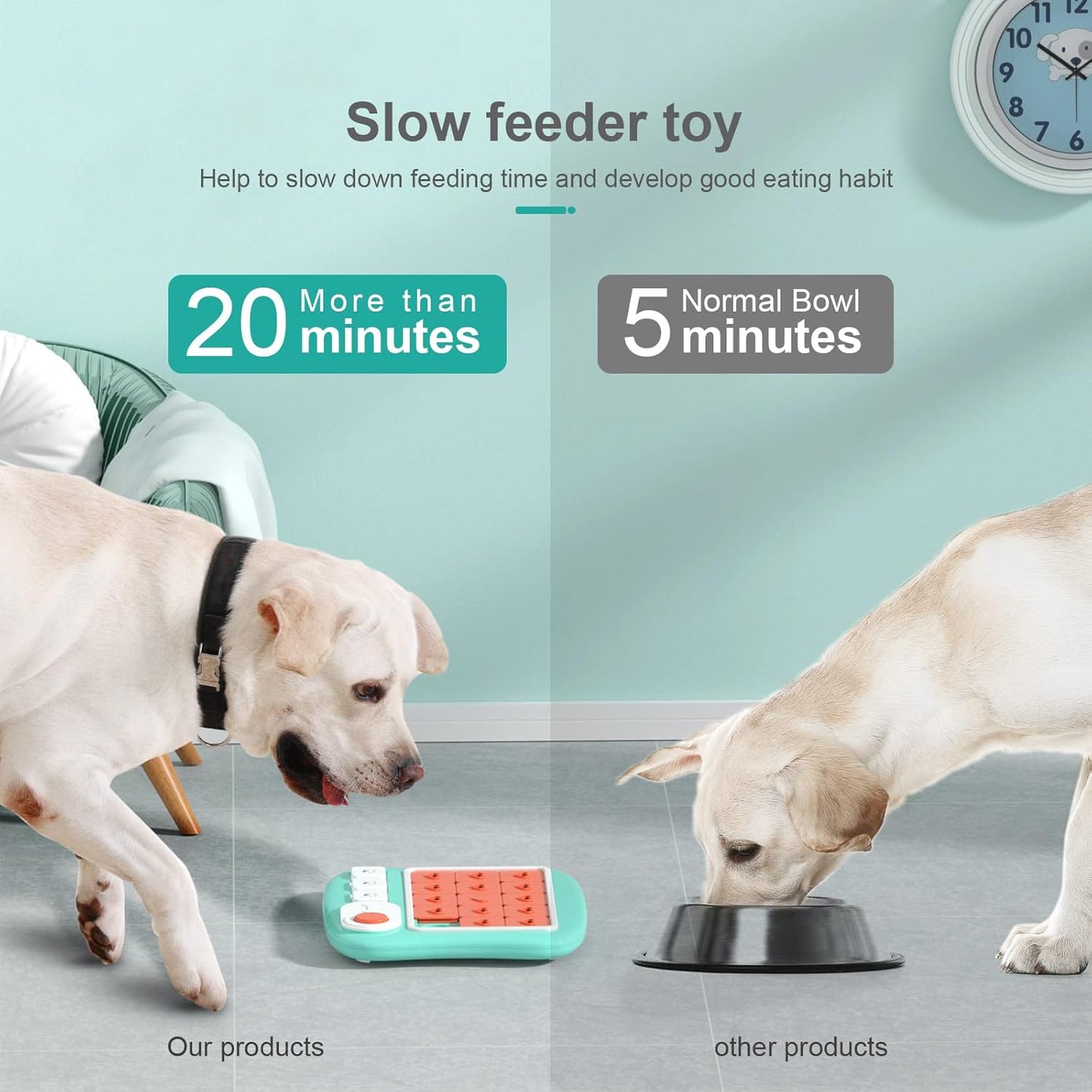 Dog Puzzle Toys,Interactive Treat Puzzle Dog Toy for IQ Training & Mental Stimulating,Treat Puzzle Dispensing with Squeaky