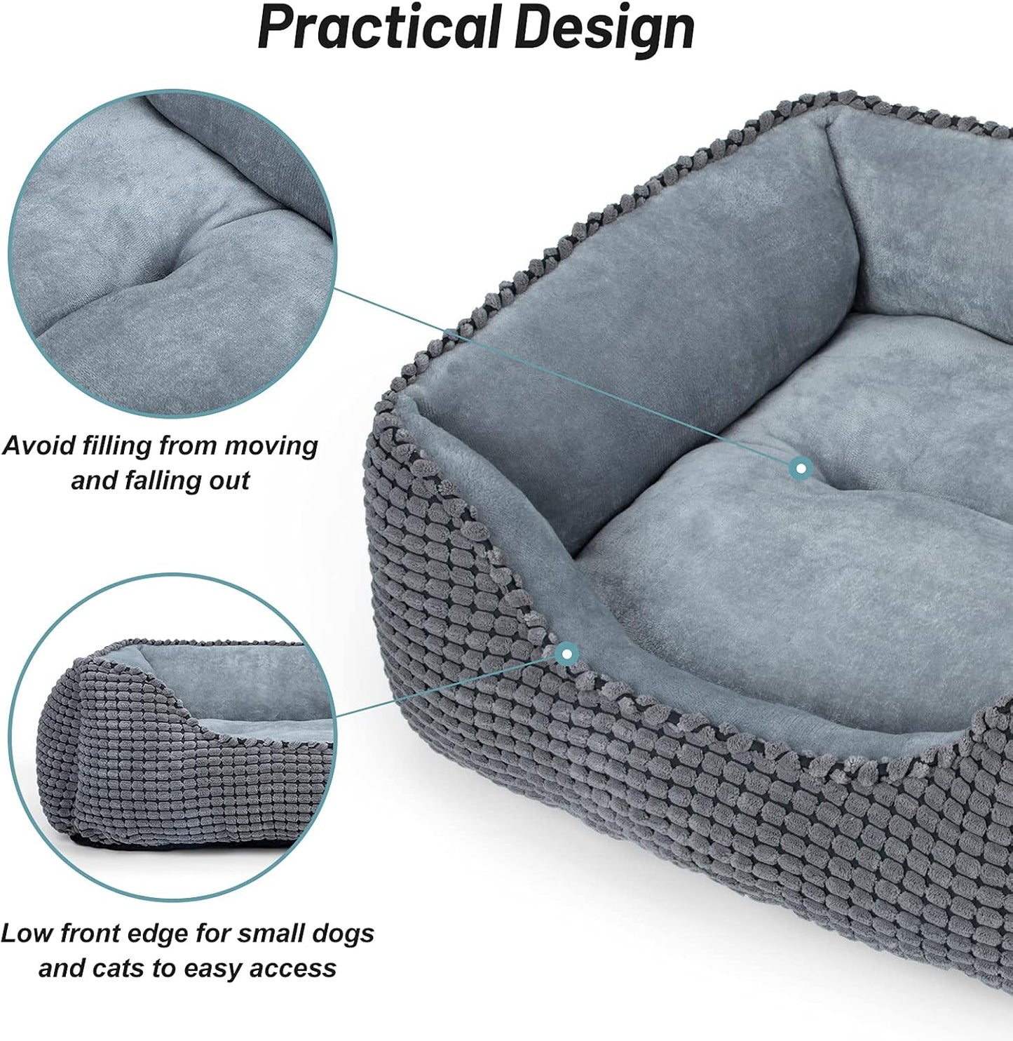 Washable Pet Bed for Dogs & Cats – Soft, Anti-Slip, Orthopedic Design
