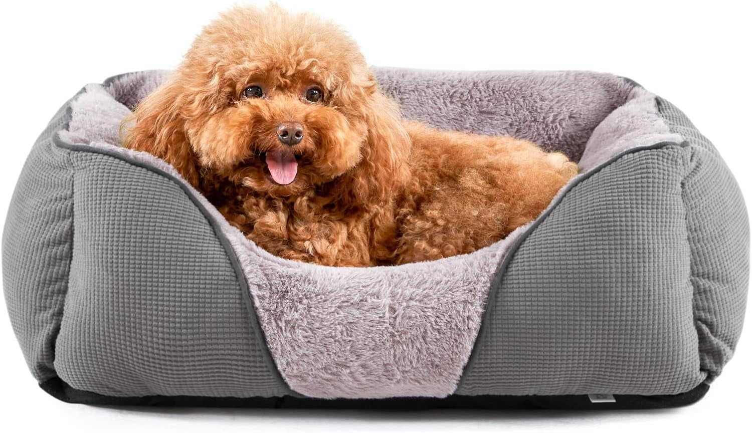 Dog Beds for Small Dogs, Cat Beds for Indoor Cats Washable, Calming Pet Small Size Dog, Soft Rectangle Pet Beds Sofa Cuddler, Orthopedic Cozy Puppy Beds, Anti-Slip Bottom
