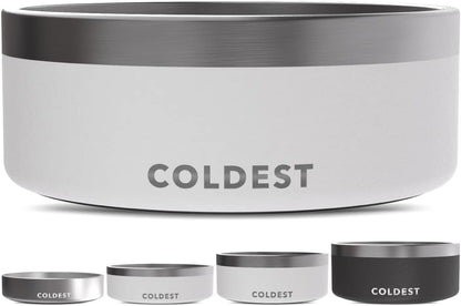 Stainless Steel Dog Bowl – Anti-Slip, Spill-Proof & Heavy Duty (21oz)