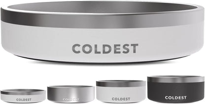 Stainless Steel Dog Bowl – Anti-Slip, Spill-Proof & Heavy Duty (21oz)