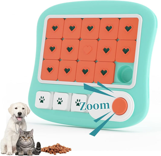 Dog Puzzle Toys,Interactive Treat Puzzle Dog Toy for IQ Training & Mental Stimulating,Treat Puzzle Dispensing with Squeaky