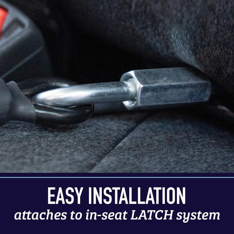 Heavy Duty Dog Seat Belt – No-Chew Steel Restraint for Car Safety (26 In)
