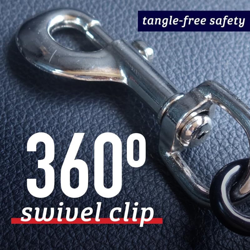 Heavy Duty Dog Seat Belt – No-Chew Steel Restraint for Car Safety (26 In)