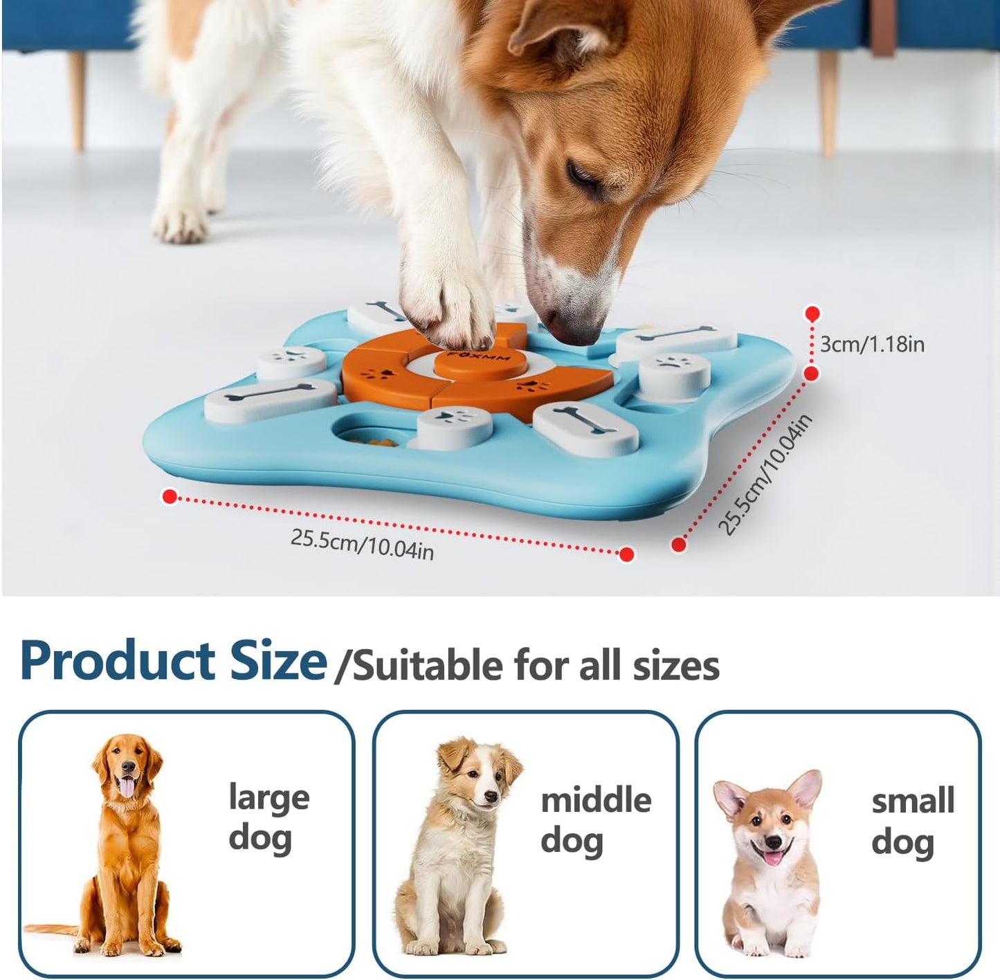 Smart Dog Puzzle Feeder Toy – Interactive IQ Training & Slow Feeding Game for Small & Large Dogs