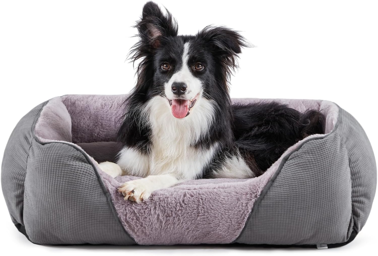 Dog Beds for Small Dogs, Cat Beds for Indoor Cats Washable, Calming Pet Small Size Dog, Soft Rectangle Pet Beds Sofa Cuddler, Orthopedic Cozy Puppy Beds, Anti-Slip Bottom