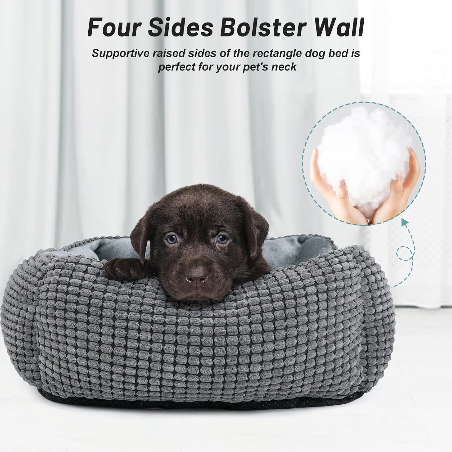 Washable Pet Bed for Dogs & Cats – Soft, Anti-Slip, Orthopedic Design