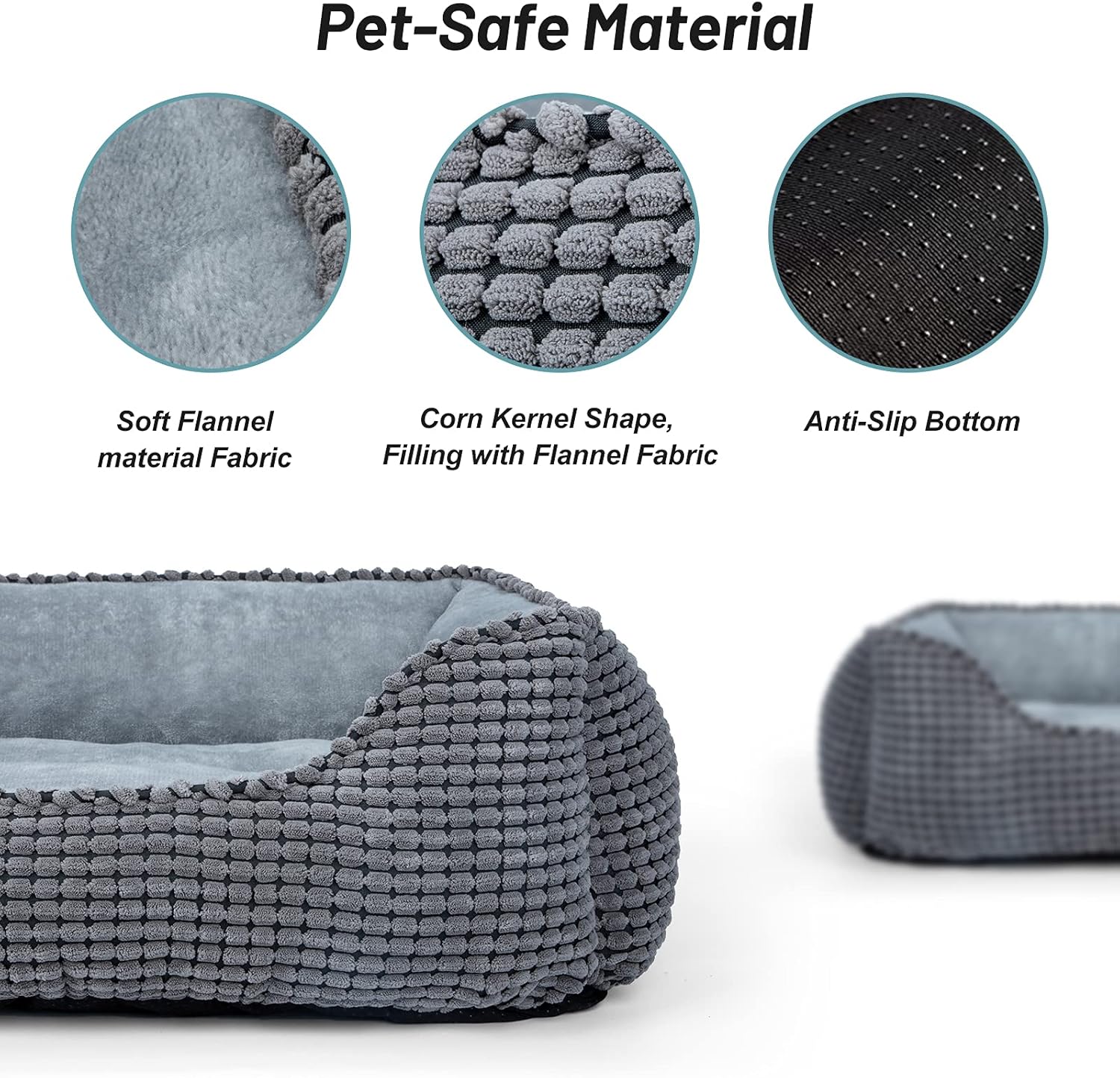 Washable Pet Bed for Dogs & Cats – Soft, Anti-Slip, Orthopedic Design