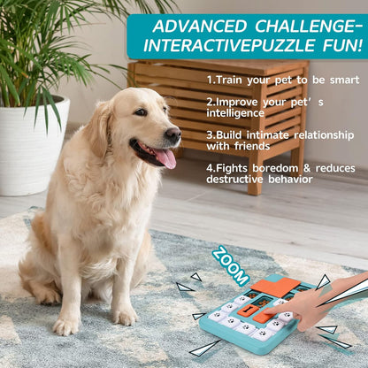 Dog Puzzle Toys - Interactive IQ Training & Mental Stimulating Toys for Large, Medium & Small Dogs