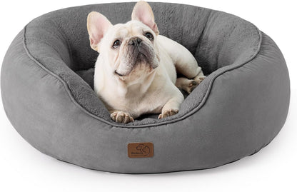 Cat Beds and for Small Dogs - round Cat Beds for Indoor Cats, Washable Pet Bed for Puppy and Kitten with Slip-Resistant Bottom